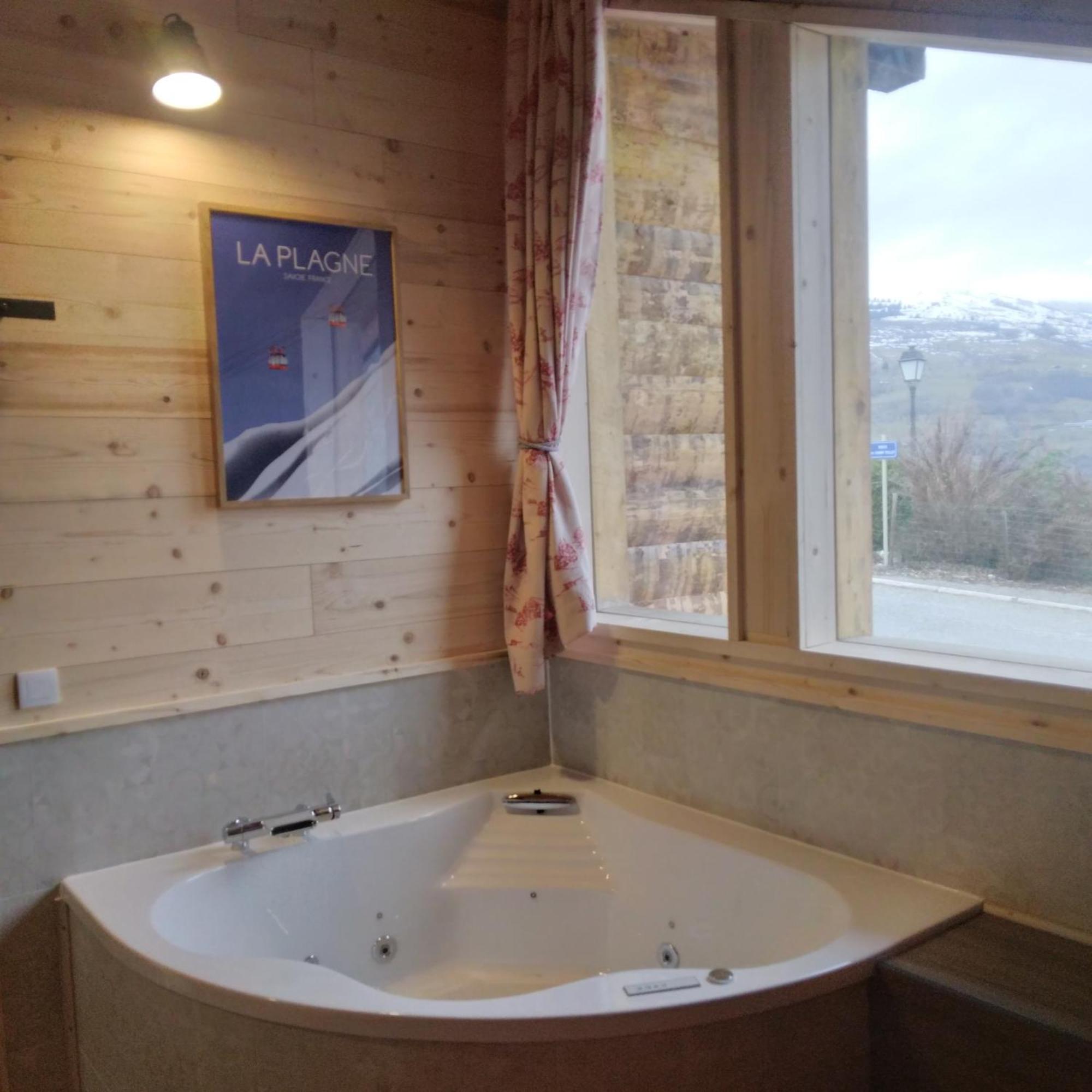 Chalet Balneo Billard La Plagne Savoie Vue Top 외부 사진