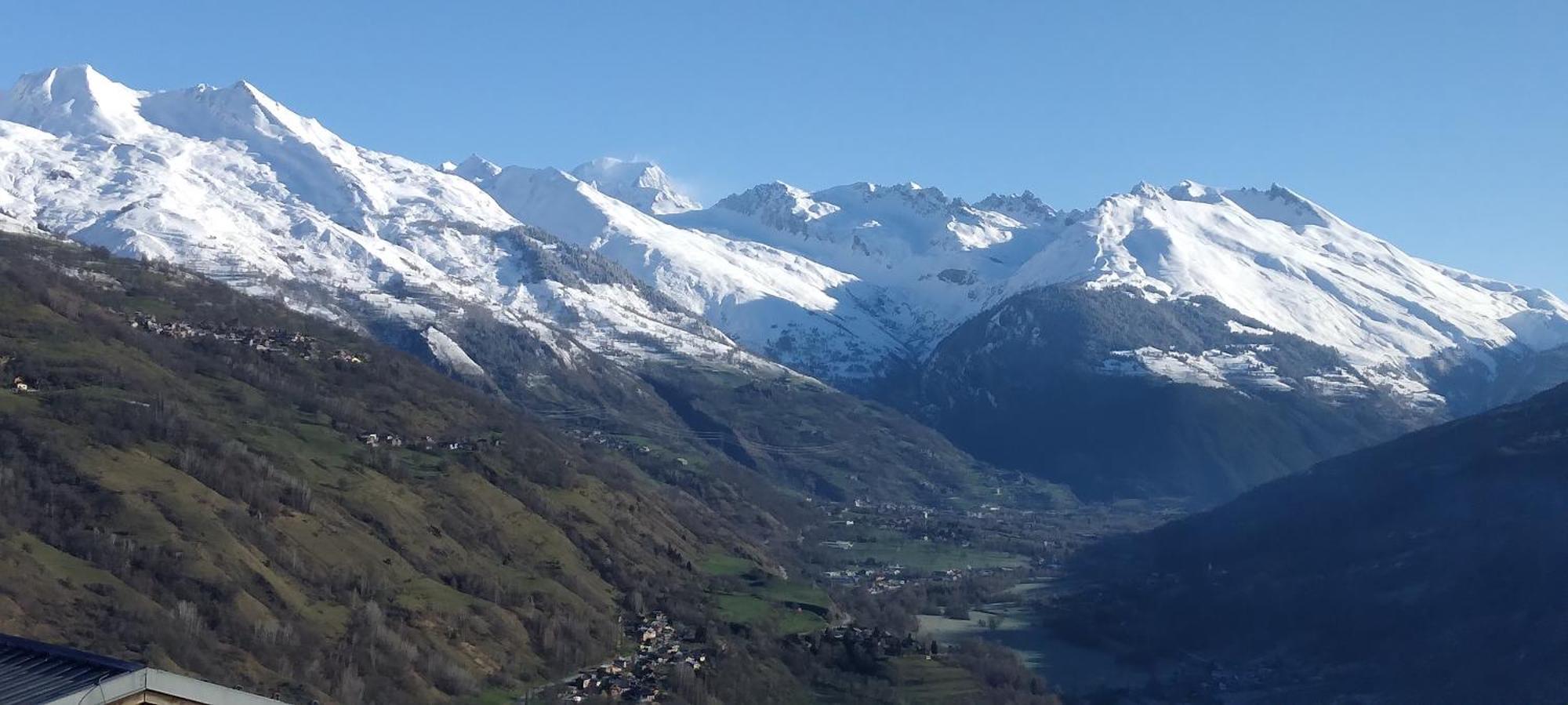 Chalet Balneo Billard La Plagne Savoie Vue Top 외부 사진