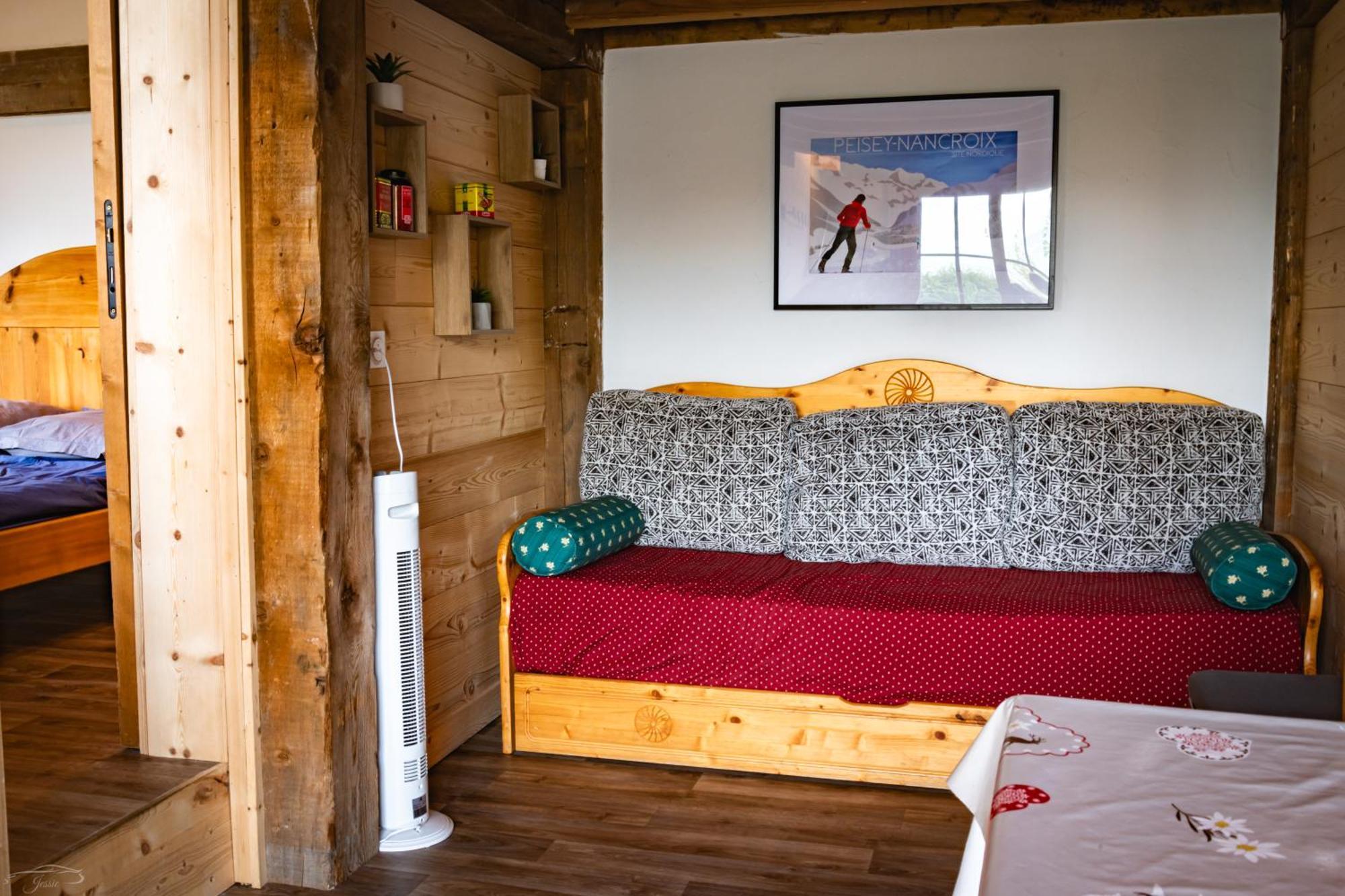 Chalet Balneo Billard La Plagne Savoie Vue Top 외부 사진