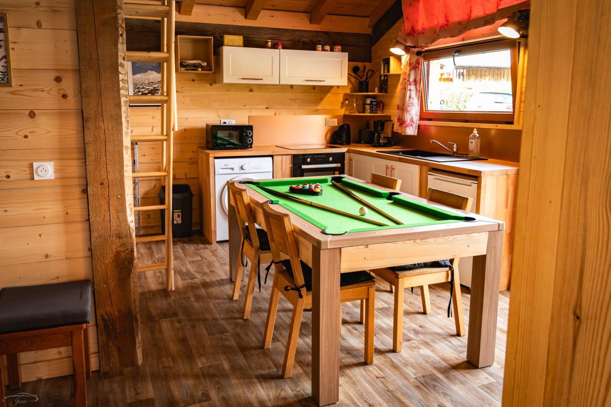 Chalet Balneo Billard La Plagne Savoie Vue Top 외부 사진