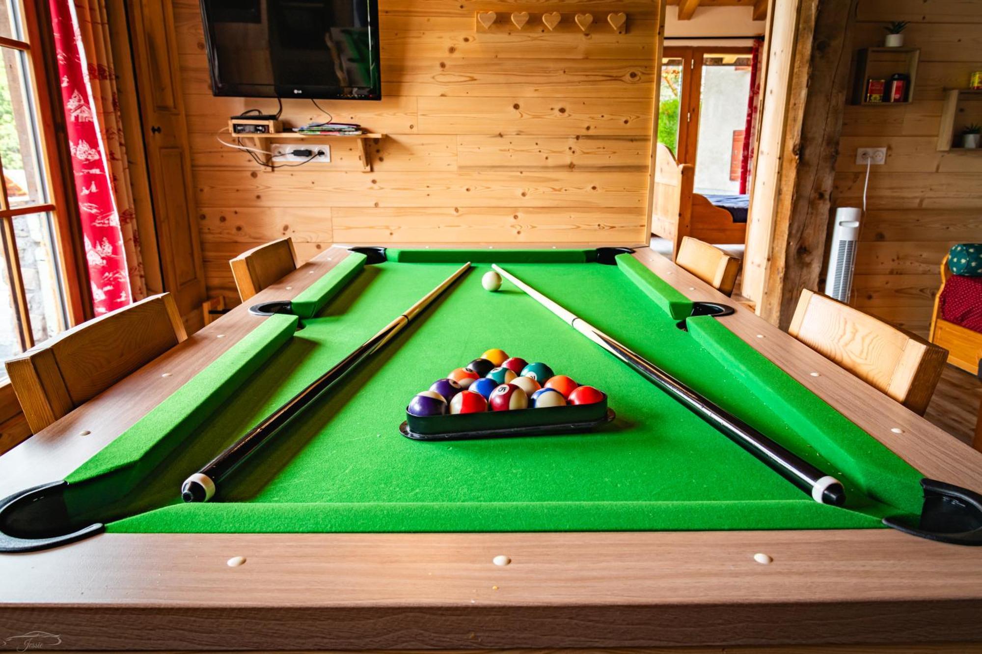 Chalet Balneo Billard La Plagne Savoie Vue Top 외부 사진