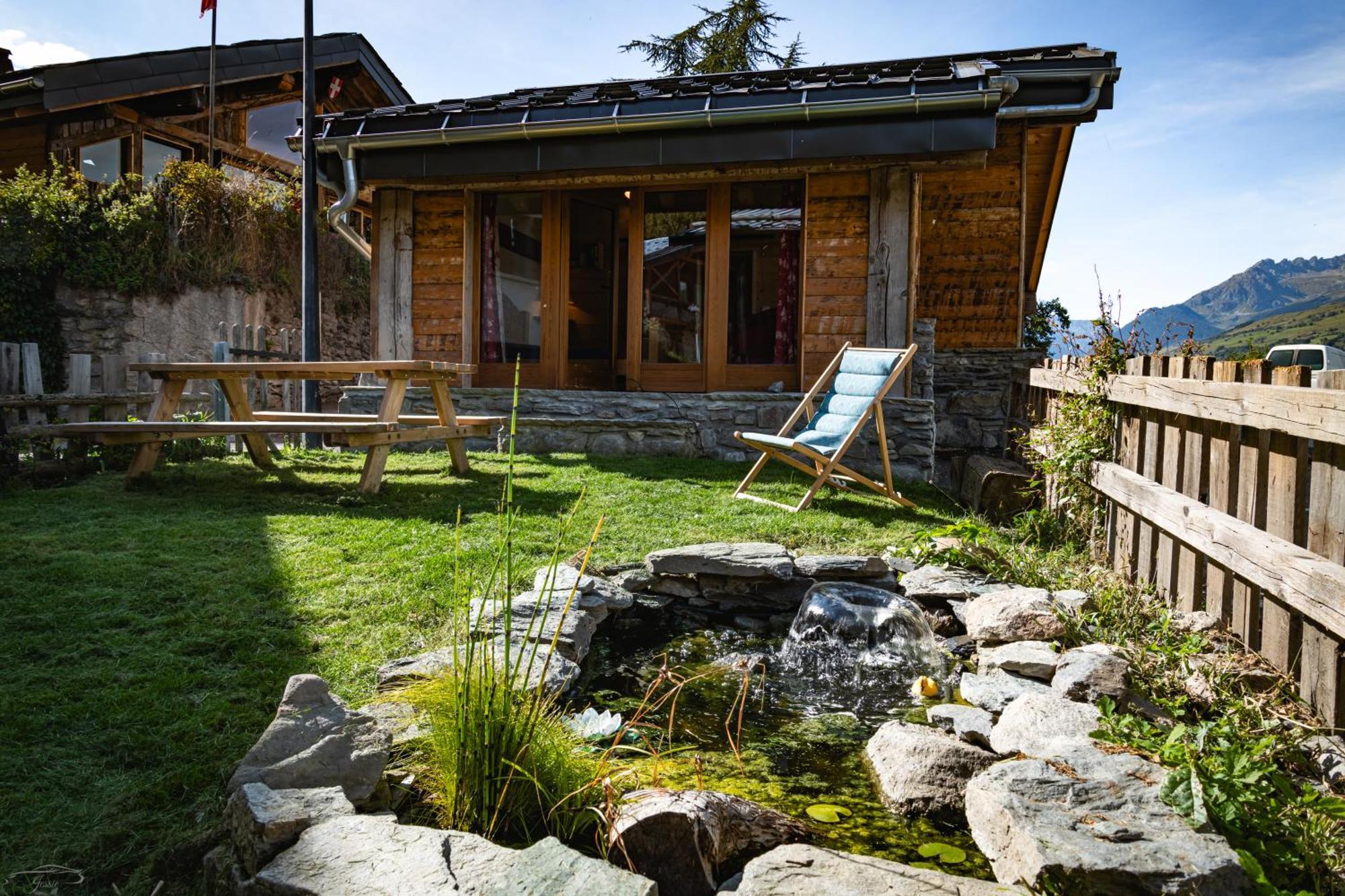 Chalet Balneo Billard La Plagne Savoie Vue Top 외부 사진
